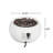 Patio MGO Propane Fire Pit, 40, 000BTU, White (Tank Cover Not Provided)