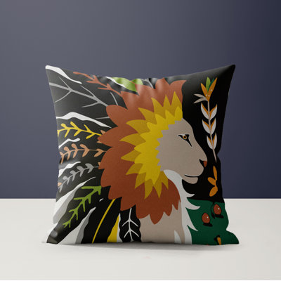 Lev Microsuede Square Throw Pillow