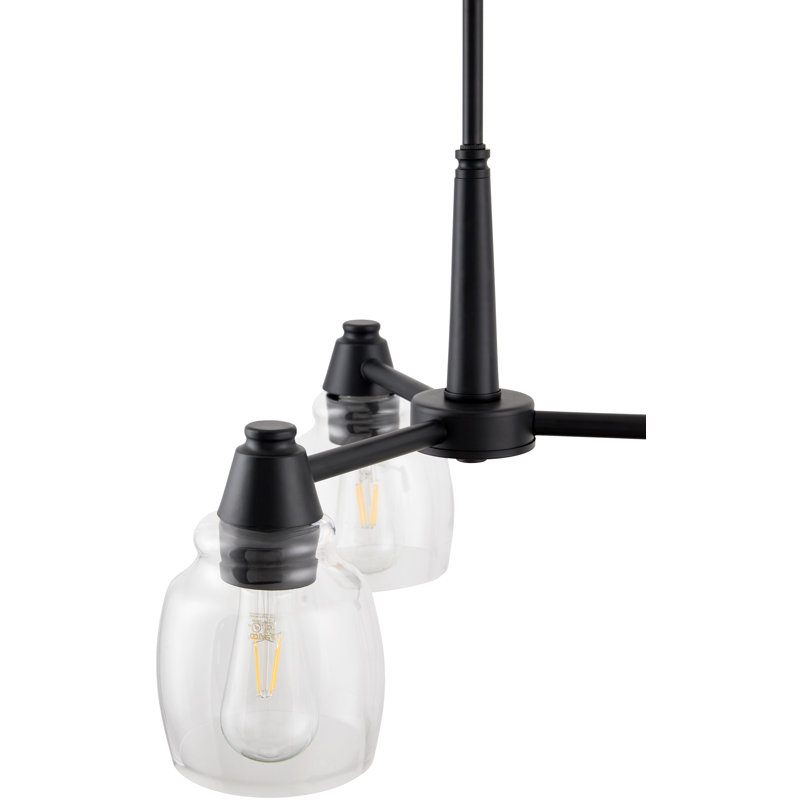 Lexanie Chandelier, Matte Black