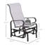 Fauteuil oscillant ergonomique en acier