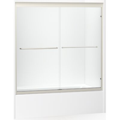 Fluence 54-5/8 - 59-5/8-In W X 58-In H Sliding Bath Door with 1/4-In Thick Crystal Clear Glass -  Kohler, K-702200-6L-ABV