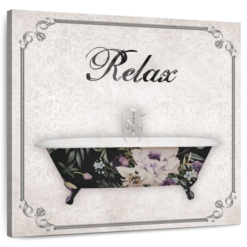 Kerrick Relax Bath Floral, H 24 po x l 24 po