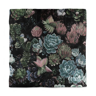 Exotic Pink Duvet Cover - Succulent Set | Bedroom Home Decor