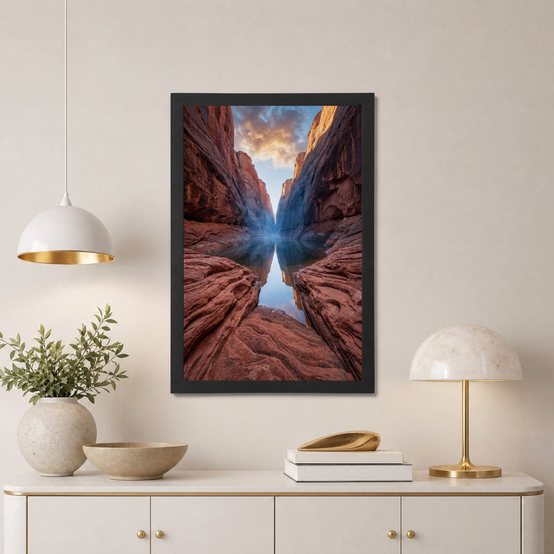Art mural sur toile Red Rock, H 36 po x l 24 po