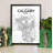 « calgary city map », reproduction d’impression sur affiche en tons-31734200