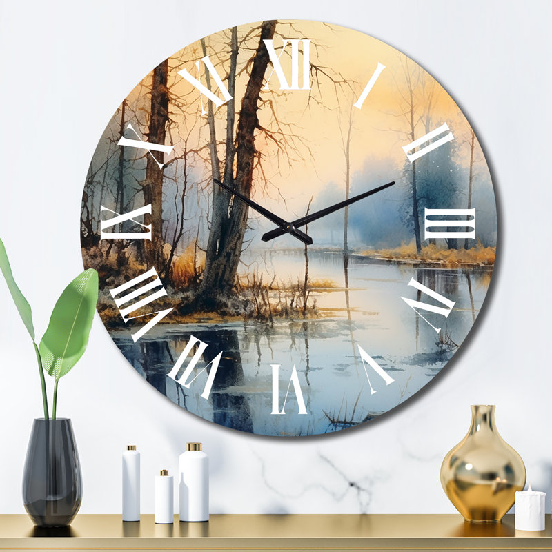 Horloge murale Summer Lake, Grand