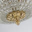 Plafonnier encastré en cristal doré 3 lumières Modern Glam