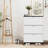 Modern White Shoe Storage Cabinet with 3 Flip Drawers, Slim Wooden Shoe Organizer, Space-Saving Entryway Cabinet for Hallways, Closets, Apartments, Easy to Assemble