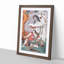 Uzaemon & Otani by Katsukawa Shunsho - Picture Frame Painting Print-55641612-55641606