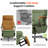 Faux Leather Office Chair with Retractable Footrest-1613609945