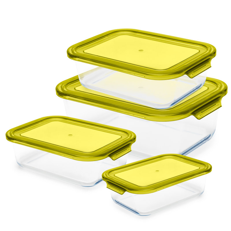 Ensemble de 4 contenants alimentaires Almsley, Vert