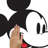 Adhésif décoratif géant mickey mouse