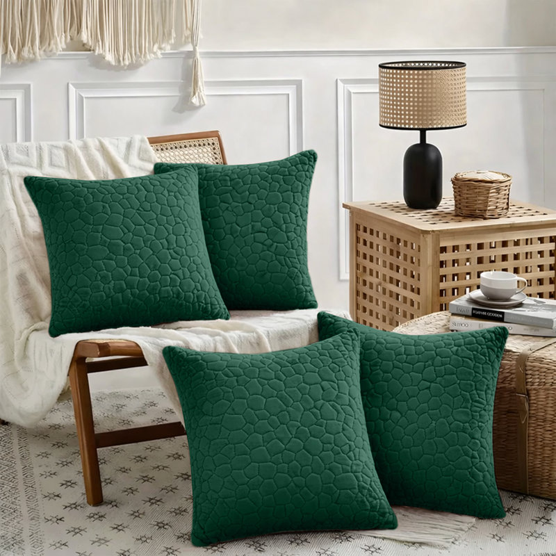Square Cushion, Emerald