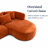 135" Spacious L - Shaped Sectional Sofa with Chaise, Modern Design, Hassle - Free No - Assembly for Living Room (Not Included Ottoman)-1757719835-1757719832