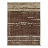 Moroccan Hand Knotted Wool Geometric Area Rug