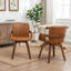 Fauteuil pivotant rembourré en similicuir Dundrod-123200761