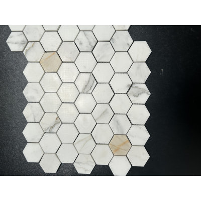 2" x 2" Natural Stone Honeycomb Mosaic Wall & Floor Tile