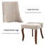 Chaise de salle à manger rembourrée Lonsdale-470183281