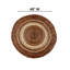Tapis rond en jute / sisal 4 pi x 4 pi