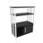 Modern Bookshelf, Anthracite & White, 23.6 x 31.5 x 11.6 inches | 100% Melamine Coated Particle Board, Thickness: 0.7 inches | Stylish & Functional Storage Solution for Home or Office | Elegant Design-746115620