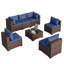 Ensemble de conversation de patio 7 pièces avec table basse et coussins-1524158701-1531310282