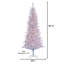 Tinsel 7.5' Lighted Artificial Christmas Tree-7447651
