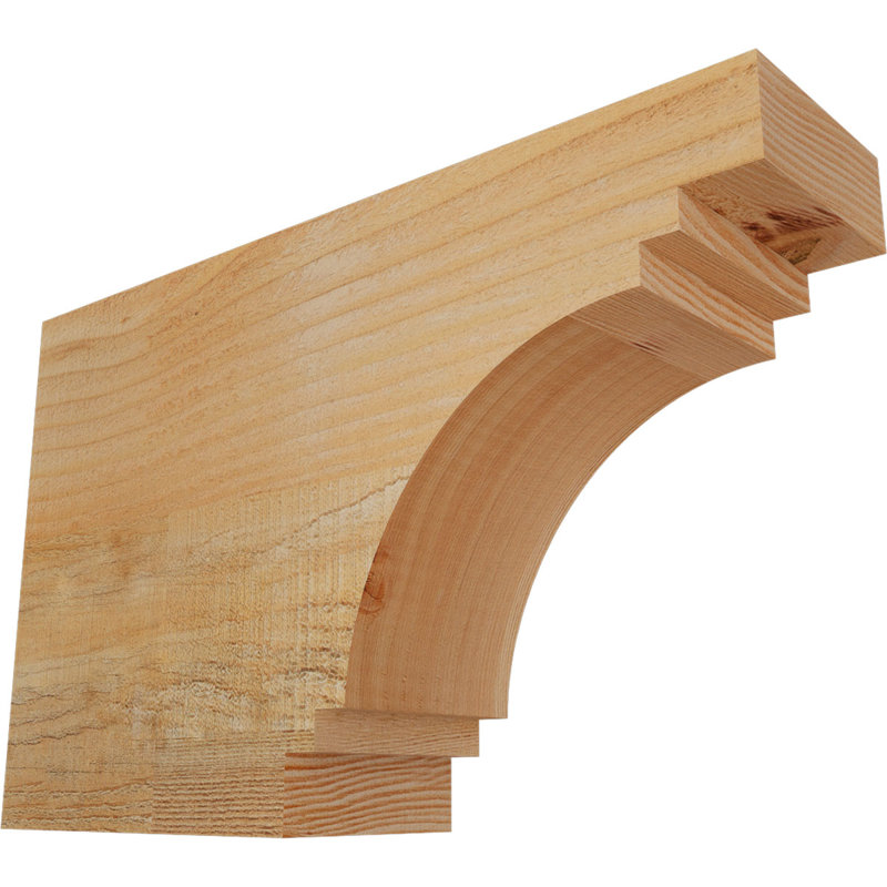 Pescadero Rough Sawn Rafter Tail, Douglas Fir, 10" H x 16" W x 4" D
