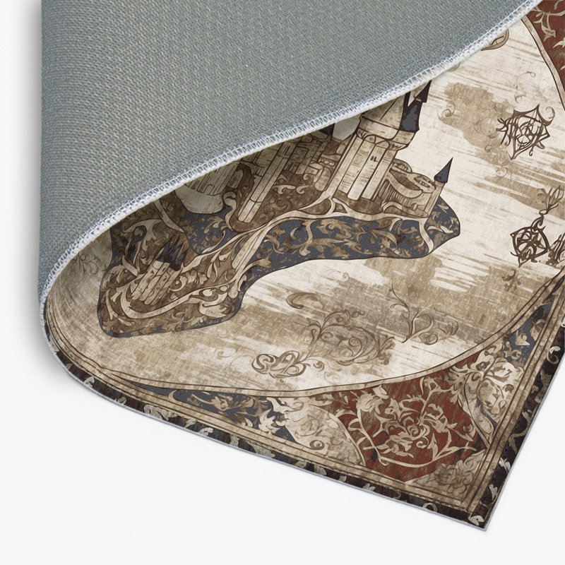 Tapis intérieur et extérieur Bastion Of Dreams, Rectangle 1 pi 6 po x 2 pi 6 po