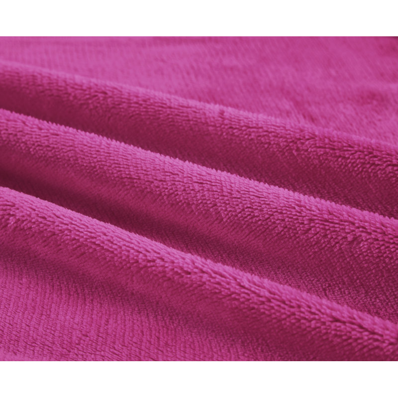 Drap-housse pour lit de bébé Micropeluche, Rose / blanc avec lune et étoiles