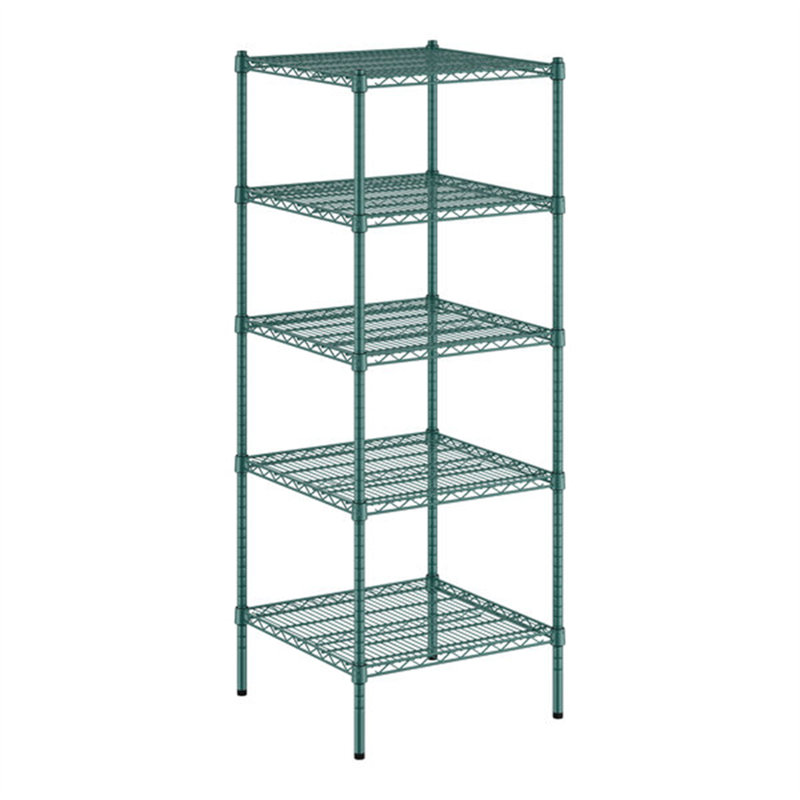 Étagère en métal Herning, H 64 po x l 24 po x P 24 po, Vert