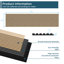  2 panneaux muraux 3D à lattes de bois insonorisées et insonorisées 3D 2 pièces x 94,5 po x 24 po, panneaux insonorisants en chêne blanc pour plafond et mur (2 pièces / 31,5 pieds carrés)-93367434-121847363
