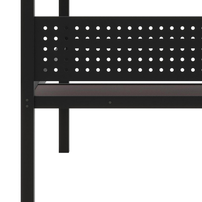 Features Built-In Desk, Storage Basket, Clock For Organized Living​
