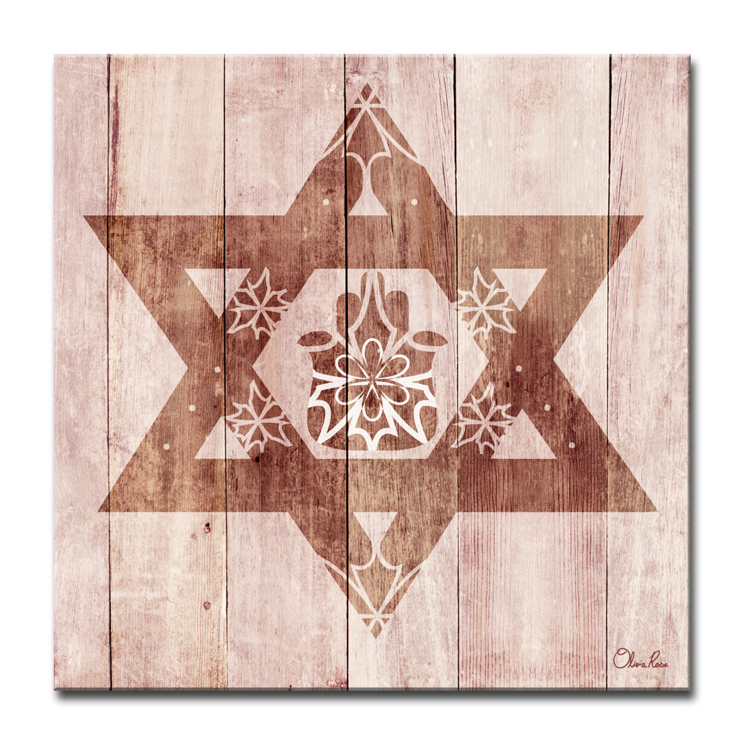 " Star Of David Hamsa " by Olivia Rose Bungalow Rose 