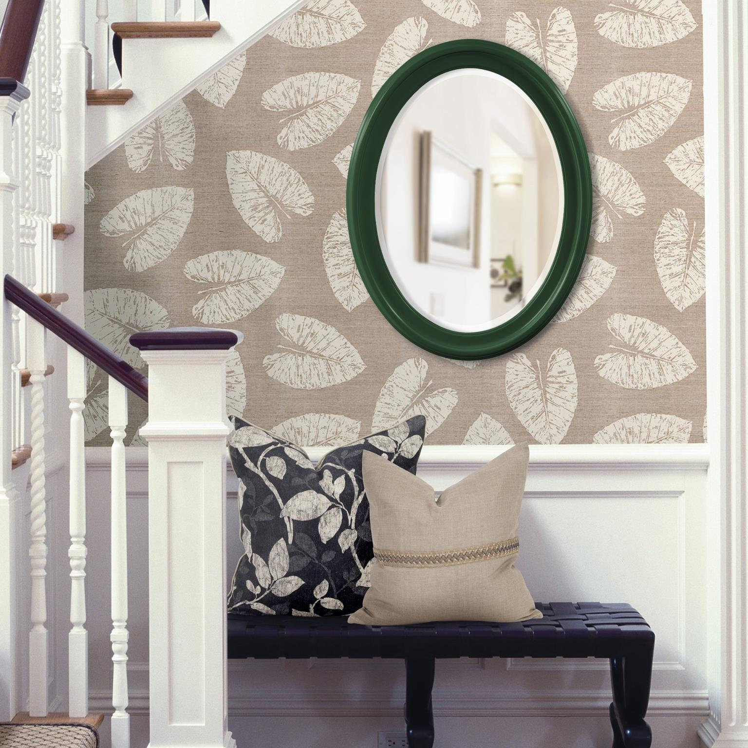 Borna 25" Mirror, Hunter Green