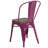 Kewaunee Metal Stackable Chair with Wood Seat-1976427548