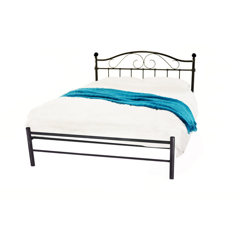 Sussex Metal Bed, Black, Double (4'6)
