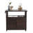 Outdoor Wicker Bar Cart