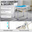 Adjustable Shower Stool With Non-slip Feet – Safe Bath Seat For Elderly, Pregnant & Disabled-842869067