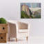  «Tunnel View» par Melba Browne, art mural sur toile, 34 po x 26 po