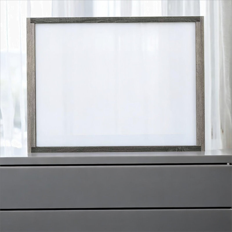 Jehoram Gray Finish Mirror