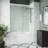 Cass 56-60" W x 66" H Sliding Frameless Tub Door with 3/8" Clear Glass-55865519