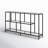 Anishia 52'' Glass Top Console Table-653842202