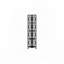 Bookshelf, Bookcase, Etagere, Corner, 4 Tier, 62"h, Office, Bedroom, Brown Laminate, Black Metal, Transitional-492855202