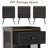 Jaleaha 24'' Tall Nightstand with Metal Legs & Drawer-596390436