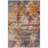 Vintage Overdyed Abstract Performance Area Rug with Fringe-1517062728