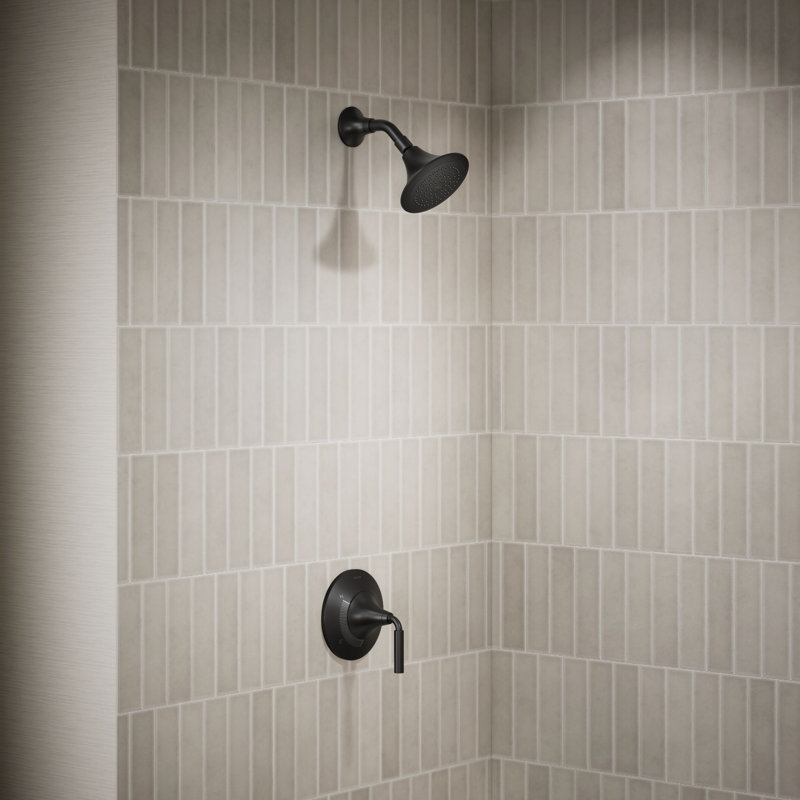 Tone Pressure-Balancing Shower Faucet Trim, Matte Black