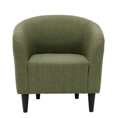 Fauteuil demi-tonneau de 29,50 po de largeur