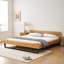 Le pin naturel rencontre l'acier noir mat, le cadre industriel chic et le matelas de 6 po-275664324