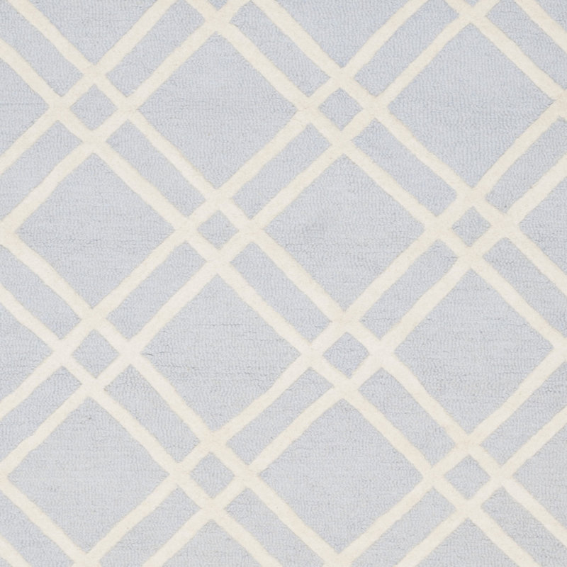 Tapis géométrique en laine touffeté à la main Deedgra, Rectangle 2 pi 6 po x 4 pi