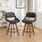 Shontina Faux Leather Swivel Bar Stool-481374836-502297924